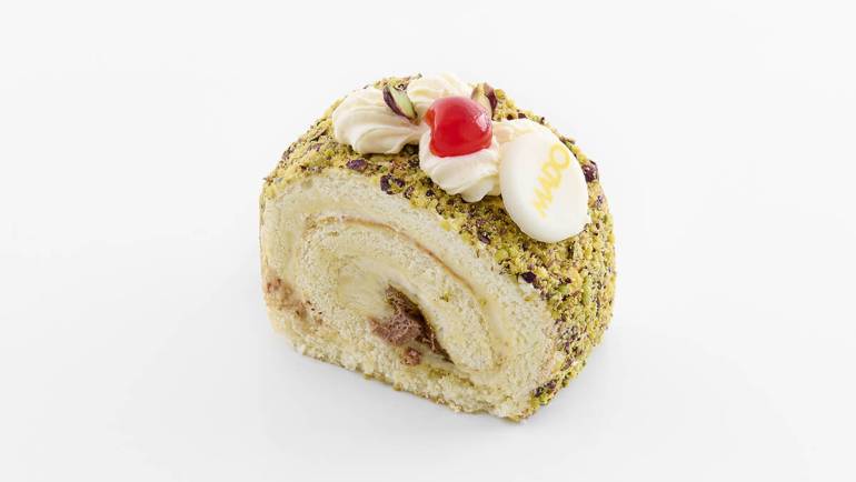 Pistachio Swiss Roll