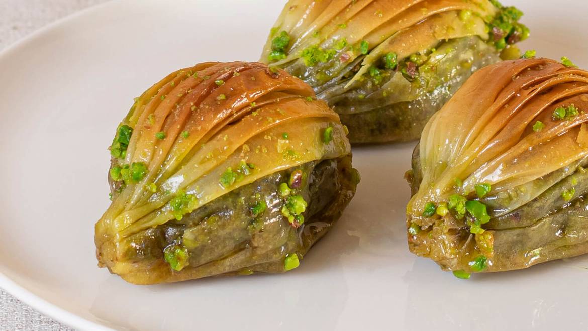 Mussel Pistachio Baklava