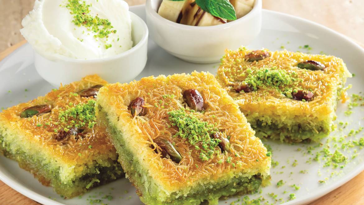 Traditional Pistachio Kunafa