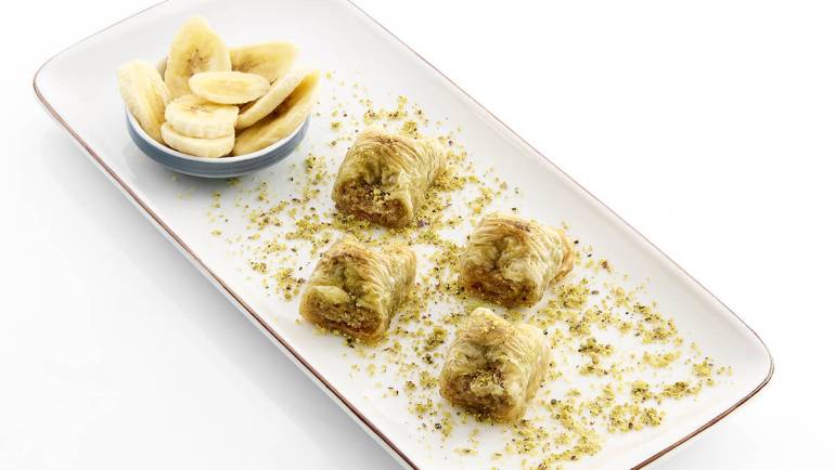 Pistachio Pinched Baklava (New)